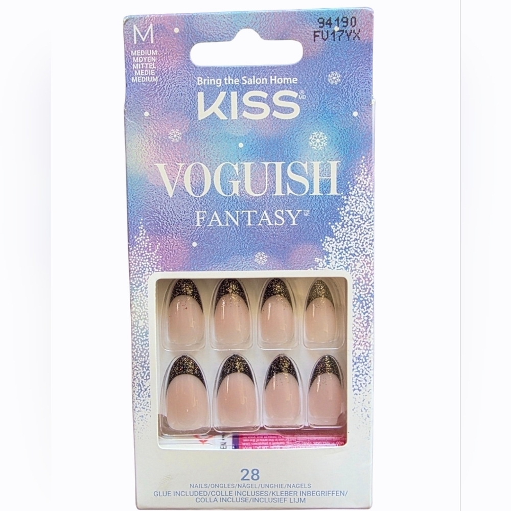 NIB KISS Vogueish Fantasy Glitter Nail Set